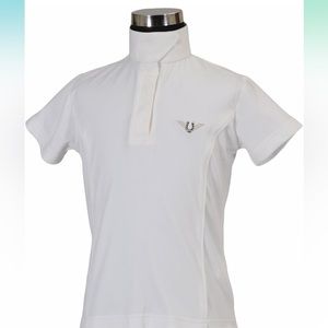 TuffRider Girl's Kirby Kwik Dry Short Sleeve Show Shirt